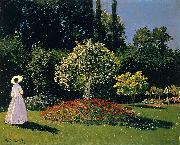Claude Monet Marguerite Lecadre in the Garden painting